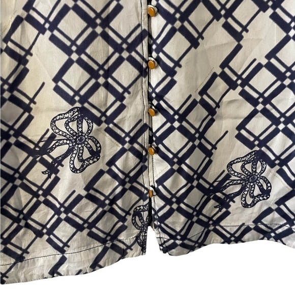 G Star RAW Correctline 100% Silk Button Back Top Medium - Picture 6 of 8